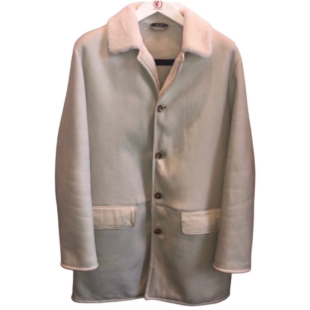 HUGO BOSS LEATHER COAT